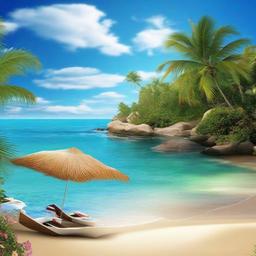 Beach Background Wallpaper - pretty wallpapers of the beach  