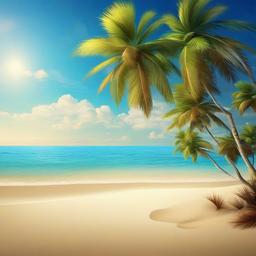 Beach background - sky beach wallpaper  