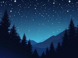 Free Starry Night Background  