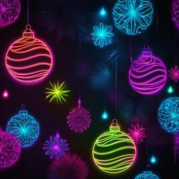 Neon Background Wallpaper - christmas neon wallpaper  