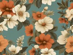 Vintage Floral Background - Old-fashioned florals for a timeless look  minimal design