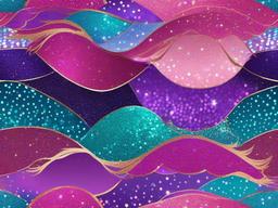 Glitter Mermaid Background  