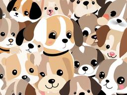 cute cartoon puppy wallpaper  ,desktop background wallpaper