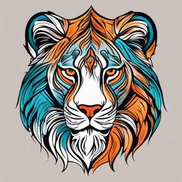 leo tattoo small  simple vector color tattoo