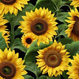 Sunflower Background Wallpaper - background of sunflower  
