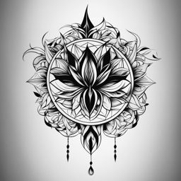 simple tattoo design black and white 