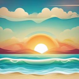 Beach Background Wallpaper - summer waves background  