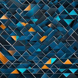 Geometric Background - abstract blue geometric shapes background  