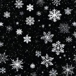 Snow Background Wallpaper - snowfall black background  