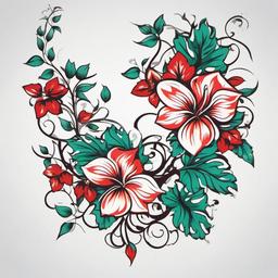 best vine tattoos  simple vector color tattoo