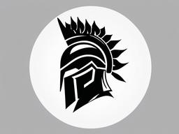 spartan tattoo minimalist  simple vector color tattoo