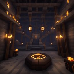 castle dungeon filled with chains and dark secrets - minecraft house design ideas minecraft block style