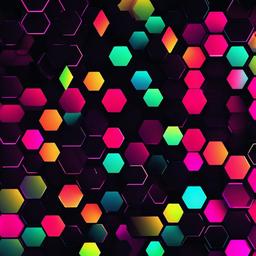 Neon Background Wallpaper - iphone galaxy wallpaper neon hexagon wallpaper  