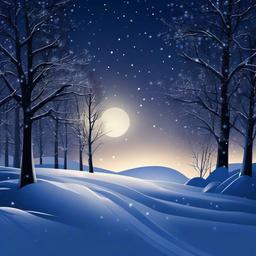 Winter background wallpaper - night snowy background  