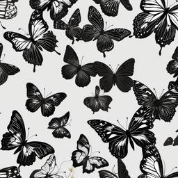 Butterfly Background Wallpaper - black background butterfly wallpaper  