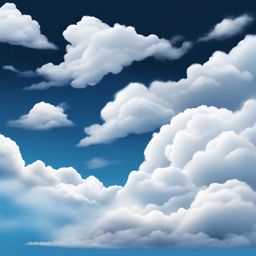 cloud clipart - a fluffy, white cloud in the atmosphere. 