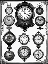 Clock  clipart