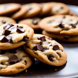 soft and chewy chocolate chip cookies, warm from the oven with gooey, melty chocolate chips. 