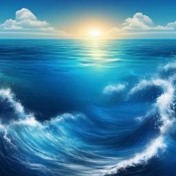 Ocean Background Wallpaper - background blue sea  