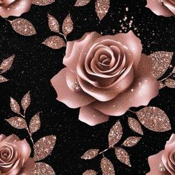 Glitter background - rose gold black glitter wallpaper  