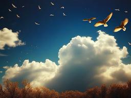 Bird Sky Wallpaper  ,desktop background wallpaper