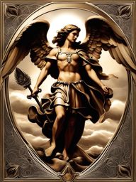 st. michael tattoo, honoring the archangel known for protection and courage. 