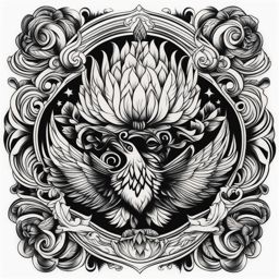 american traditional tattoo design black and white 