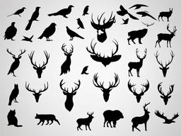 best hunting tattoos  simple color tattoo,minimal,white background