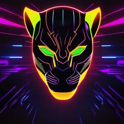 Neon Background Wallpaper - neon black panther wallpaper  