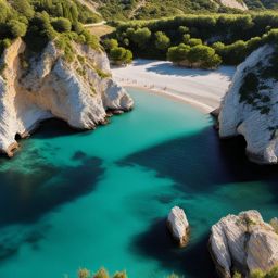 le marche's hidden beaches - capture the untouched beauty of hidden beaches in le marche, with their secluded coves and rocky cliffs. 