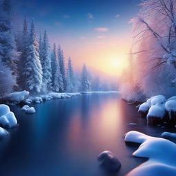 Winter background wallpaper - cute snowy backgrounds  