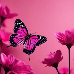 Butterfly Background Wallpaper - pink aesthetic wallpaper butterfly  