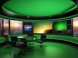 News Greenscreen - Professional green screen suited for news backgrounds.  background wallpaper