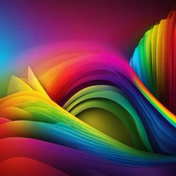 Rainbow Background Wallpaper - background with rainbow  