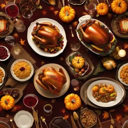 Thanksgiving Background Wallpaper - thanksgiving dinner table background  