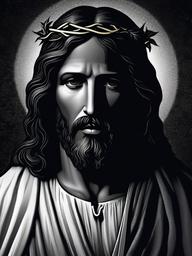 Jesus Dark Wallpaper  ,mobile iphone background wallpaper