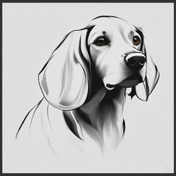 drawing of a dog step by step  minimal rough scribbles,doodles,black and white