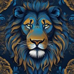 Lion Background Wallpaper - lion wallpaper blue  