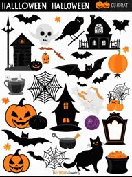 halloween clipart - spooky halloween-themed graphics for frightful fun. 