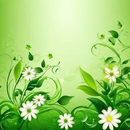 Flower Background Wallpaper - green floral background  