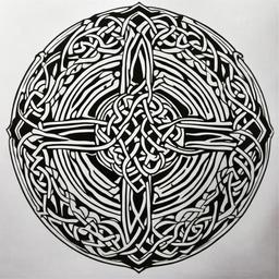 awesome celtic tattoos  simple color tattoo,minimal,white background