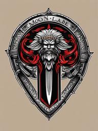 molon labe shield tattoo  simple vector color tattoo