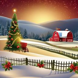 Christmas Background Wallpaper - christmas farm background  