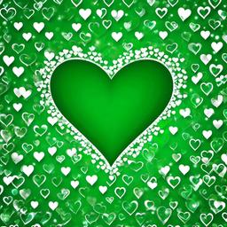 Heart Background Wallpaper - green and white heart wallpaper  