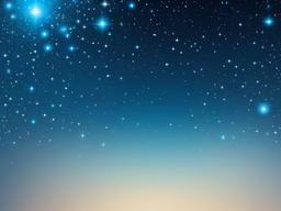 Light Blue Starry Background  