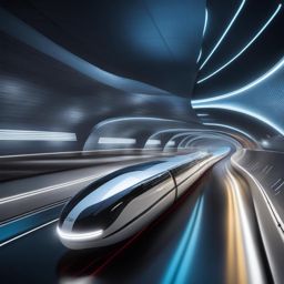 high-speed underground transportation tunnels, connecting cities in minutes, not hours. 