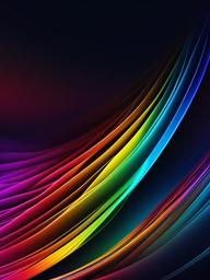 Dark Rainbow Wallpaper  ,mobile iphone background wallpaper