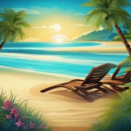 Beach background - beach background art  