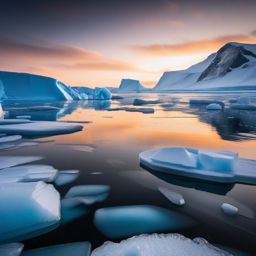 Icy Arctic Expedition  background picture, close shot professional product  photography, natural lighting, canon lens, shot on dslr 64 megapixels sharp focus