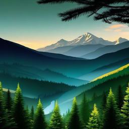 Mountain Background Wallpaper - mountain forest wallpaper  